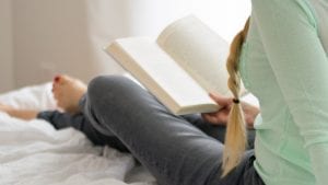 reading while living alone