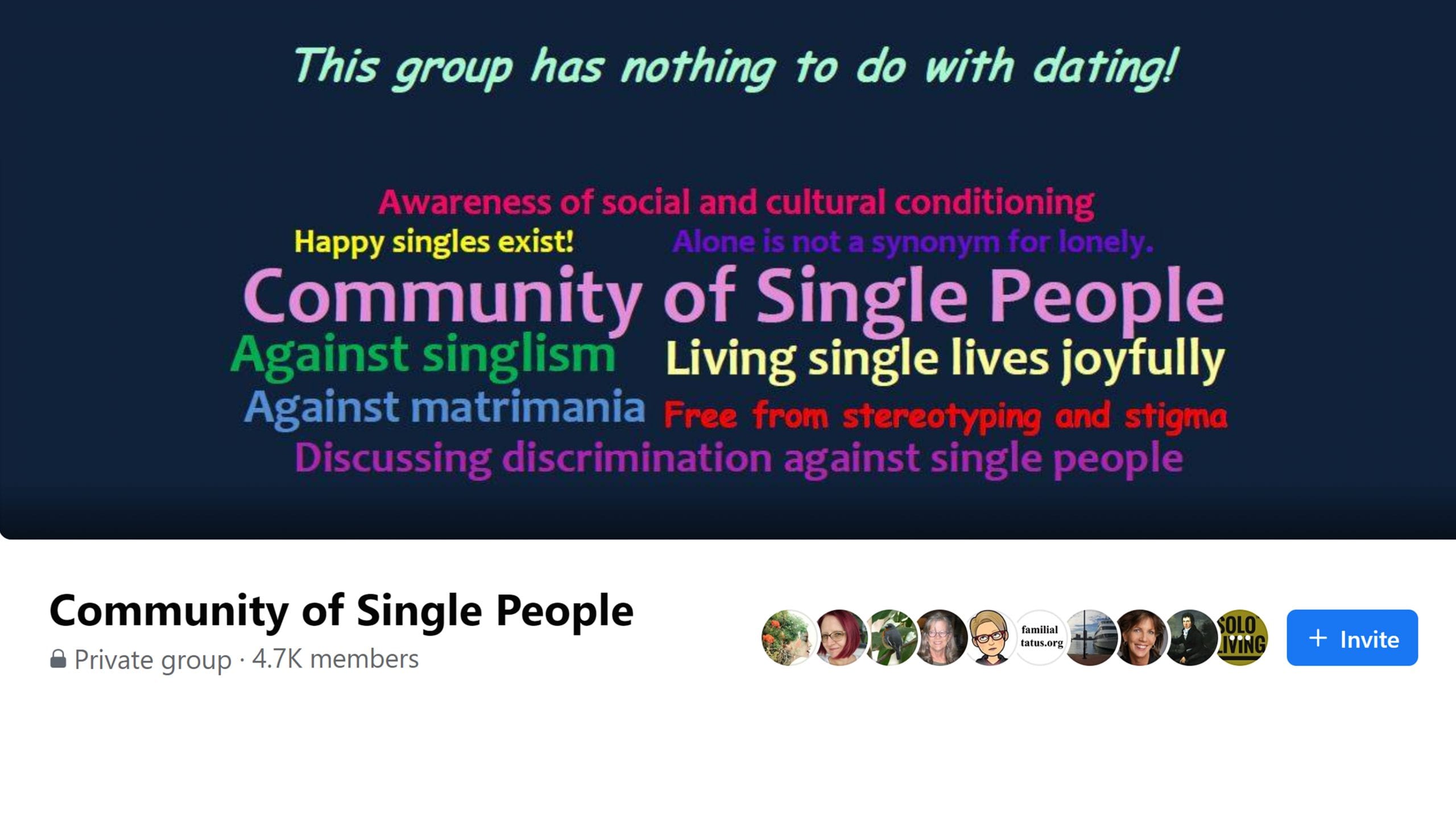community single people living alone