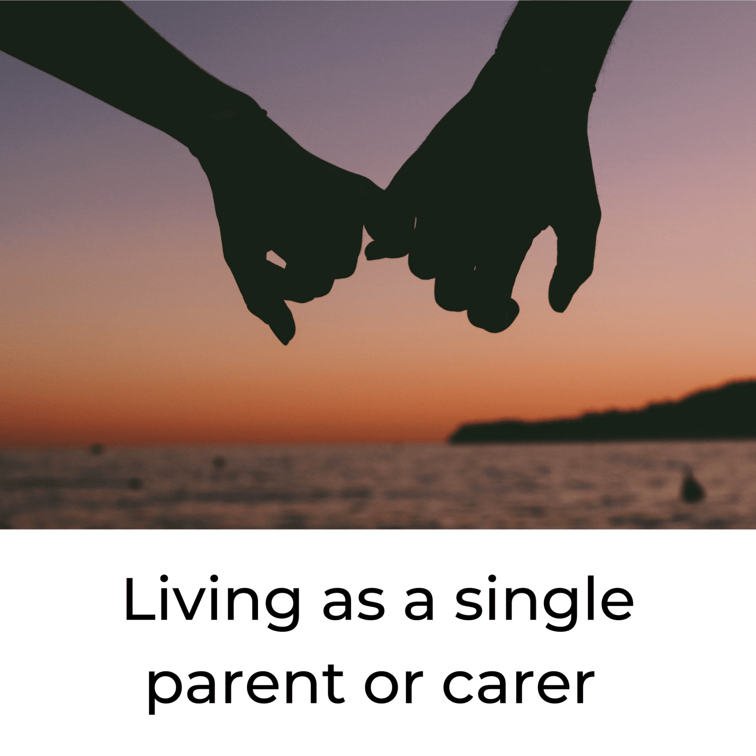 living alone as a single parent