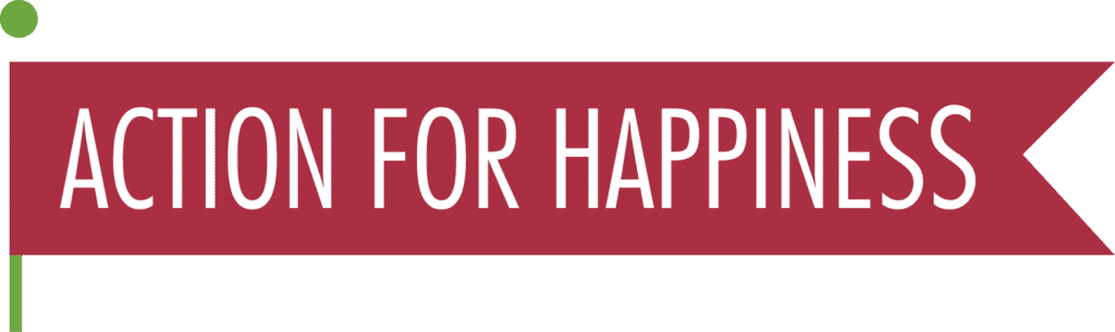 action for happiness banner for living alone website