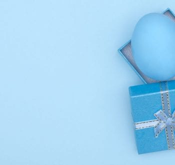 egg in gift box for walking on eggshells family christmas post